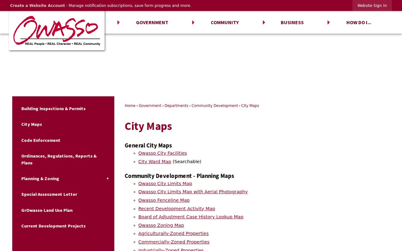 Owasso neighbors city maps for boundaries and neighborhood context